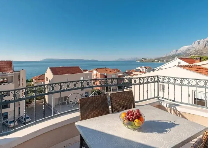 公寓 Villa Tucepi Beach 图彻皮